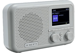 ROBERTS Play M4 - Digitalradio (DAB+, FM, Weiss/Grau)