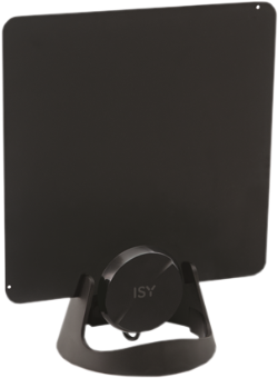 ISY ITA 2101 - DVB-T2 Ultra-dünne Antenne (Schwarz)