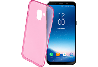 CELLULARLINE Back Color - Handyhülle (Passend für Modell: Samsung Galaxy A8 (2018))
