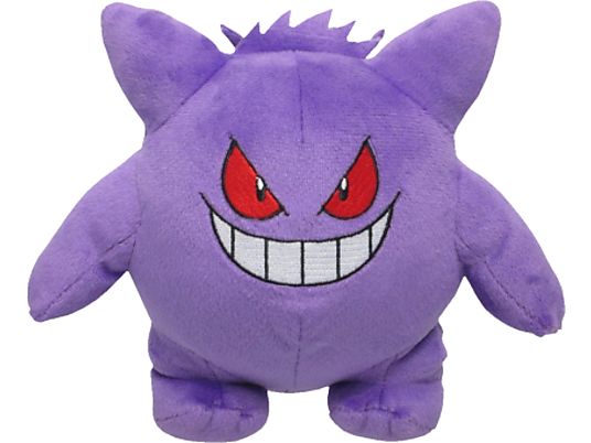 SANEI Soft Toy Pokemon Gengar (12 cm) - Plüschfigur (Violett/Rot/Weiss)