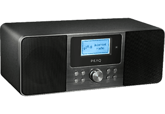 PEAQ PDR260-B - Digitalradio (DAB+, FM, Internet radio, Schwarz)