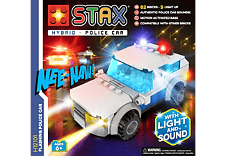 LIGHT STAX LIGHT STAX® Flashing Police Car - LEGO®-compatibile - 82 Pietre - Multicolore - Blocchi di costruzione luminosi