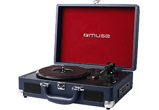 MUSE MT-101 DB - Plattenspieler (Dunkelblau)