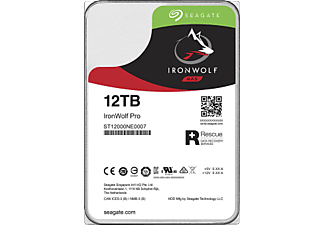 SEAGATE IronWolf Pro - Festplatte (HDD, 12 TB, Silber)