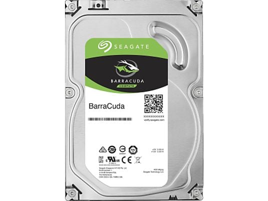 SEAGATE BarraCuda - Festplatte (HDD, 2 TB, Silber)