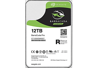 SEAGATE SEAGATE BarraCuda® Pro - Hard Disk interno - Capacità 12 TB - Argento - 