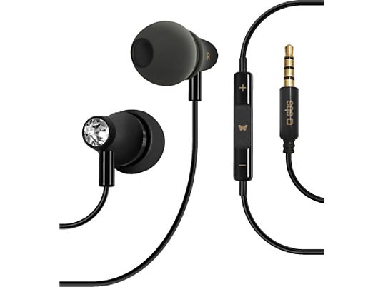 SBS Diamond - Cuffie (In-ear, Nero)