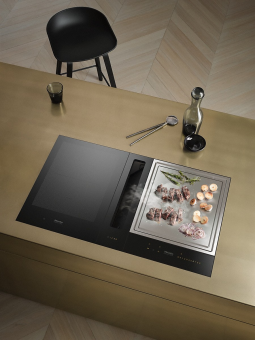 MIELE CS 7632 FL - Teppan Yaki (Acier inoxydable/Noir)