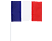 EXCELLENT CLOTHES Excellent Clothes Bandiera della mano - Francia - bandiera a mano (Francia)