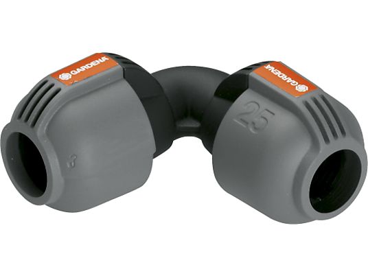 GARDENA Raccordi - 25 mm - Per GARDENA sistema di irrigazione - Nero/Grigio - 