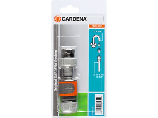 GARDENA Set con rompigetto - 13 mm (1/2")/15 mm (5/8") - Grigio/Arancia - 