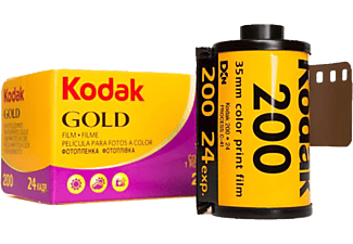 KODAK Kodak Gold 200 - Pellicola analogica (Giallo/Porpora)