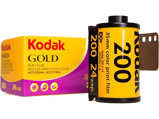 KODAK GOLD 200 135-24 - Film analogique (Jaune/Pourpre)