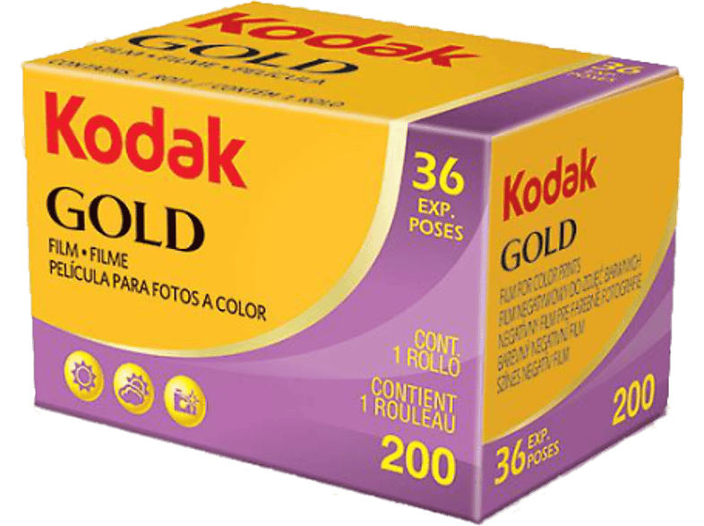 Kodak gold 200, 35mm Format, 36er Farbfilm; Analog Film