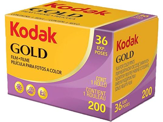 KODAK GOLD 200 135-36 - Analogfilm (Gelb/Lila)