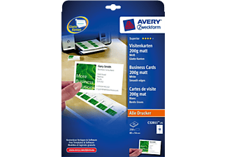 AVERY ZWECKFORM Superior Cartes de visite, 85 x 54 mm, 250 cartes - 