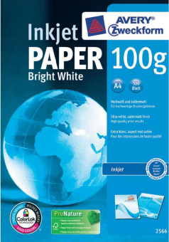 ZWECKFORM White Inkjet Papier, DIN A4, 100 g/m², 500 feuilles - 