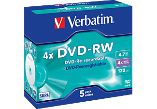 VERBATIM Verbatim DVD-RW - 5 pezzo - DVD-RW