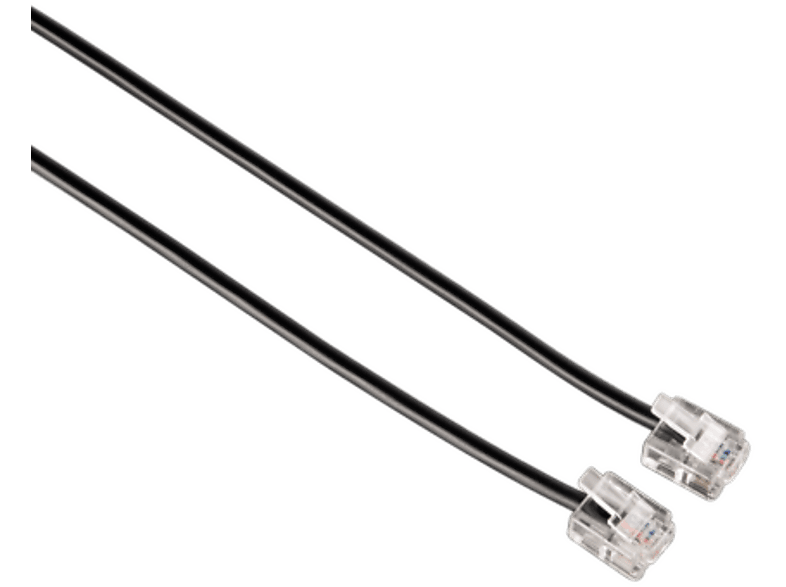 HAMA 44934 CABLE RJ11 3.0M | Modular-Kabel (Schwarz) | MediaMarkt