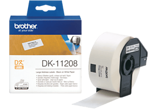 BROTHER Brother PTOUCH DK-11208 - Nero su bianco - Etichette