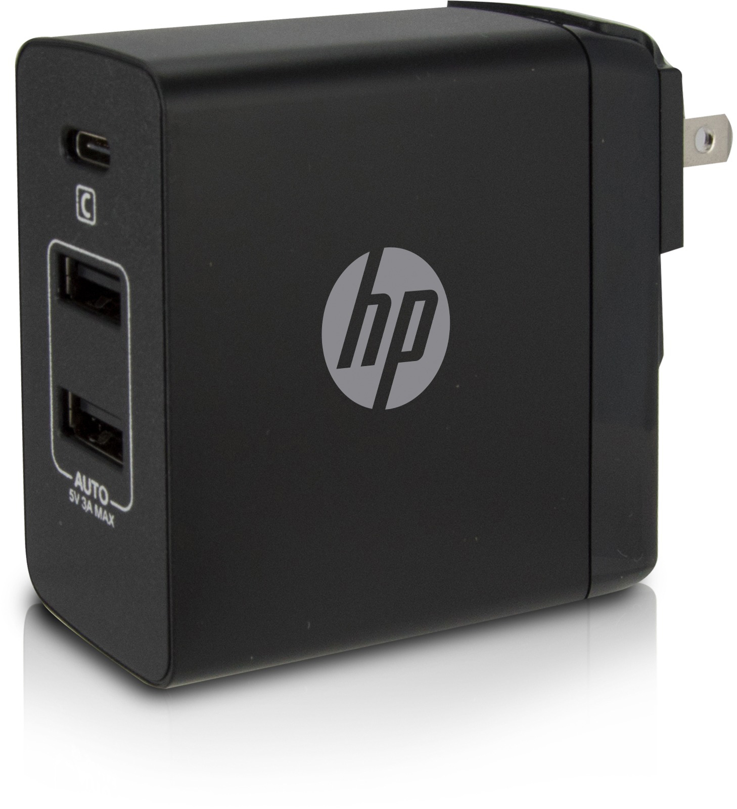 HP Wall Charger USB-C™ mit Power Delivery Reiseadapter, Schwarz