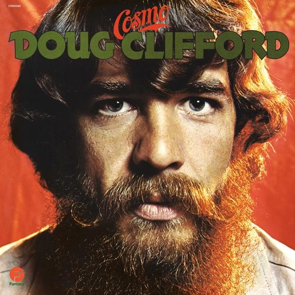 Mann mit Bart und rotem Haar, Albumcover 'Cosmo' von Doug Clifford.