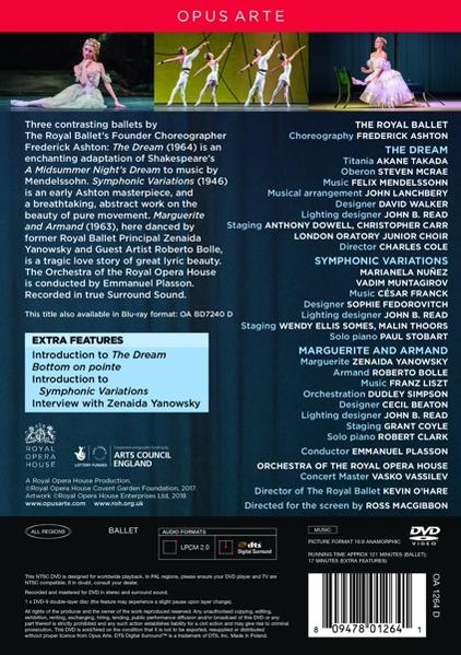 The Royal Opera House Emmanuel Plas - Frederick Ashton  - (DVD)