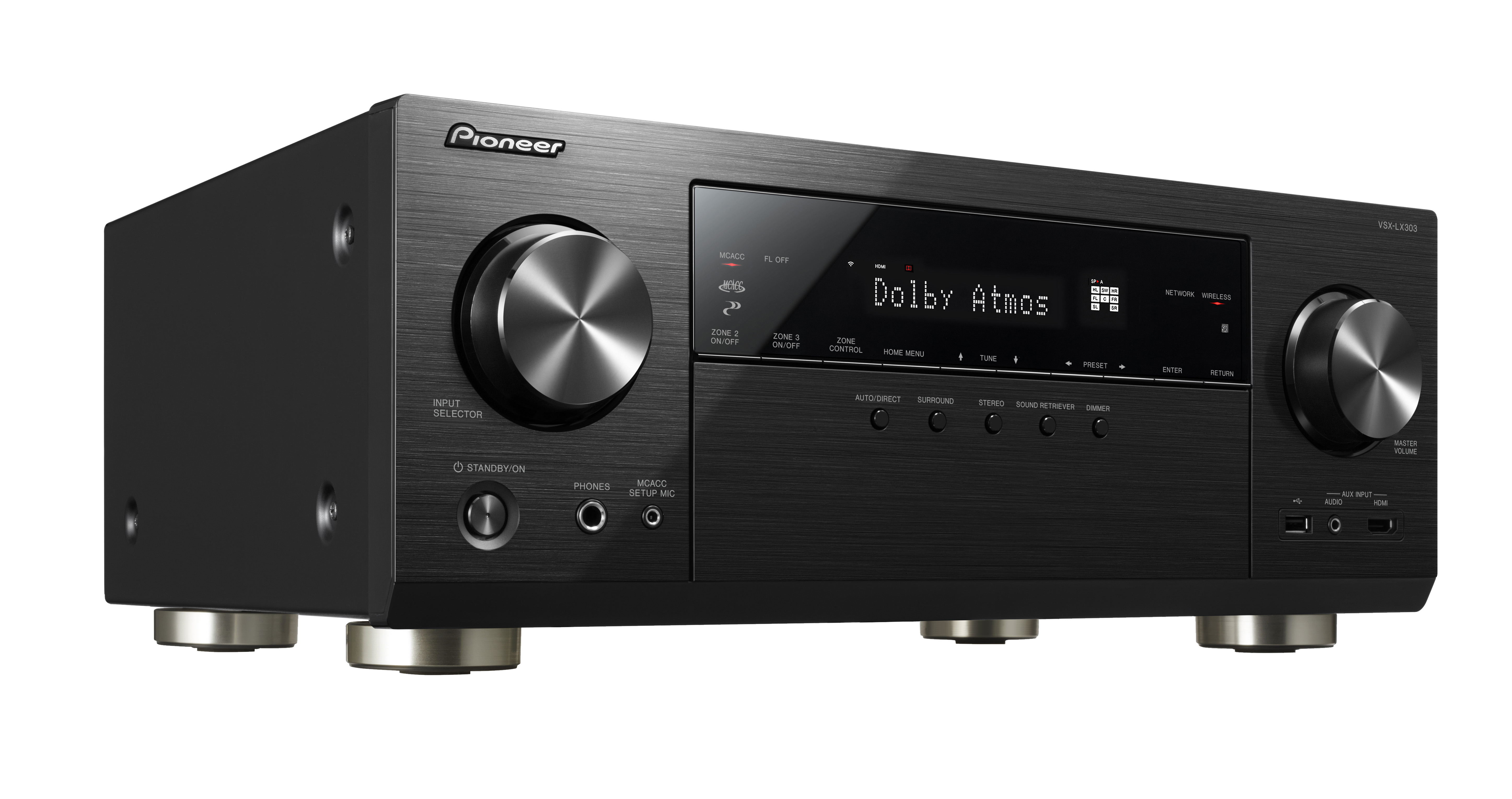 PIONEER VSX-LX303 Netzwerk-AV-Receiver (9 Kanäle, Schwarz)