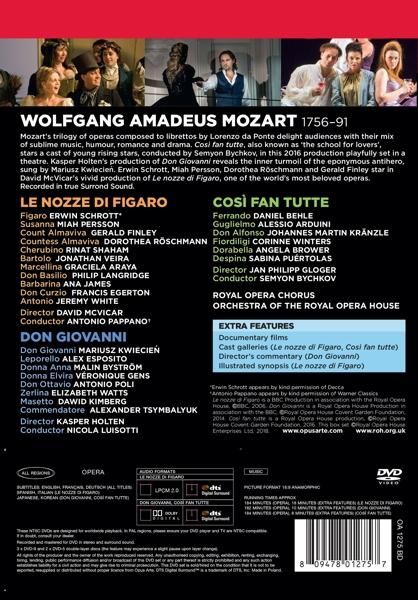 VARIOUS, Orchestra Of The Royal Opera House, Royal Opera Chorus - Mozart: Da Ponte Opern  - (DVD)