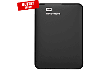 WD ELEMENTS  4TB 2.5" USB 3.0 Siyah Harici Hard Disk Outlet