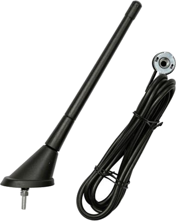 HOMASITA 0140259 Autó antenna, 18 cm, 60°