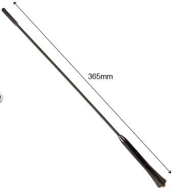HOMASITA 83KS71731A Autó antenna, 36,5 cm, Ø 6mm