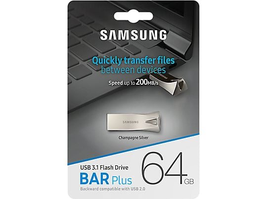 SAMSUNG BAR Plus 64GB Champagne Zilver