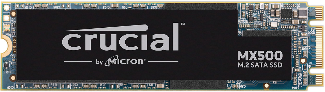 CRUCIAL MX500 M.2 500 intern Festplatte, GB M.2, SSD