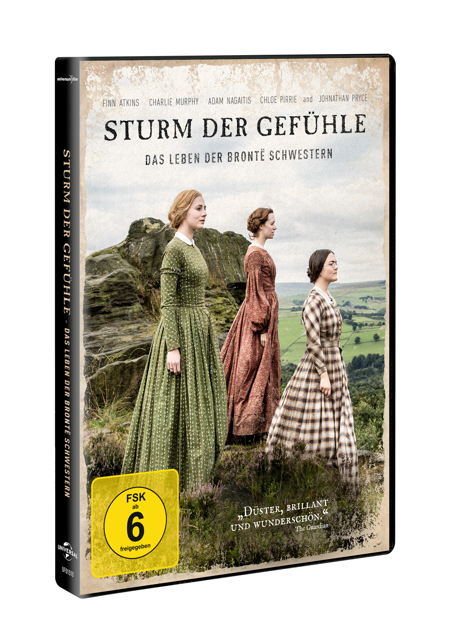 DVD-Cover mit drei Frauen in Kleidern.