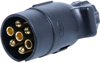 EDCO 370410001 Utánfutó elektromos dugó, 7 pólus