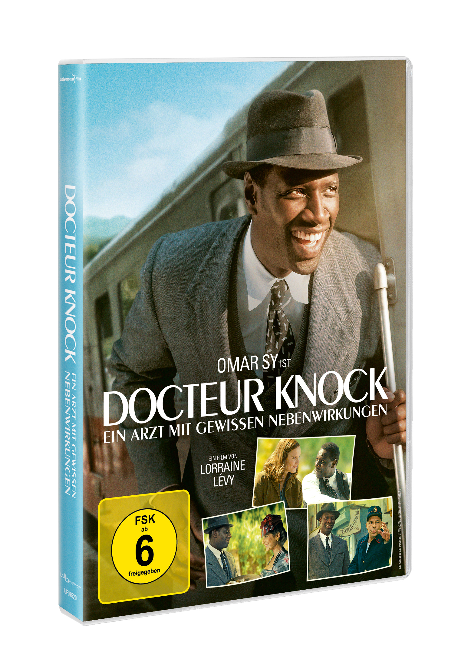 Filmcover. Omar Sy ist auf dem Cover. Der Film heißt 'Docteur Knock'.
