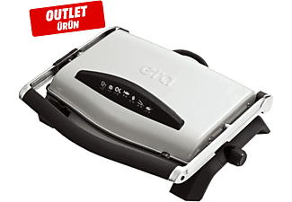 ERA SM-20 Press Çıkarılabilir Plakalı Eşit Baskılı Izgaralı Tost Makinesi Gri Outlet