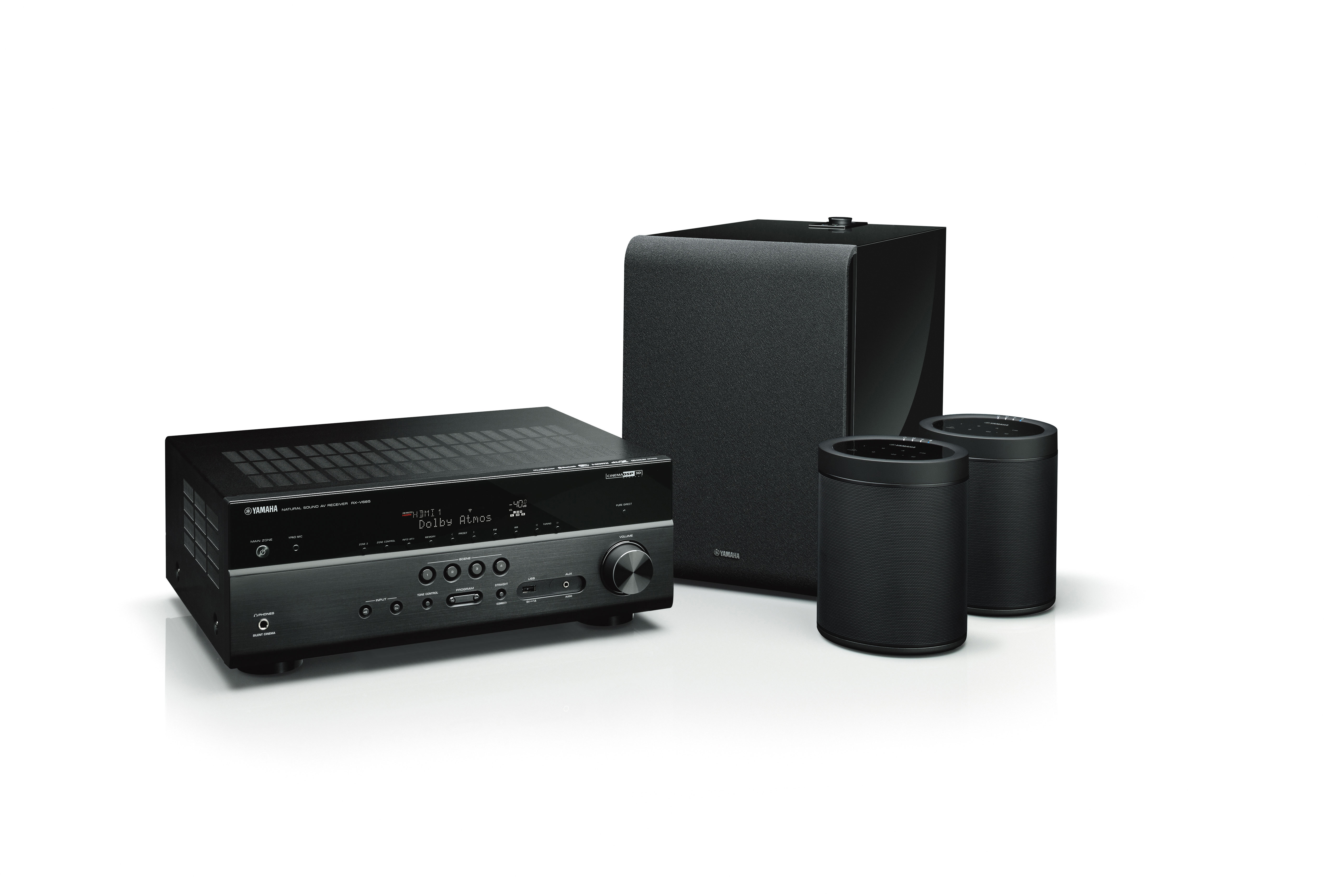 YAMAHA RX-V685 AV-Receiver (7 Kanäle, Schwarz)