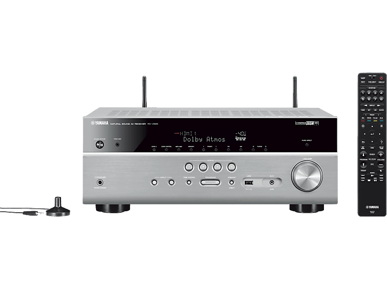 YAMAHA RXV685 AVReceiver (7 Kanäle, Silber) AVReceiver Silber