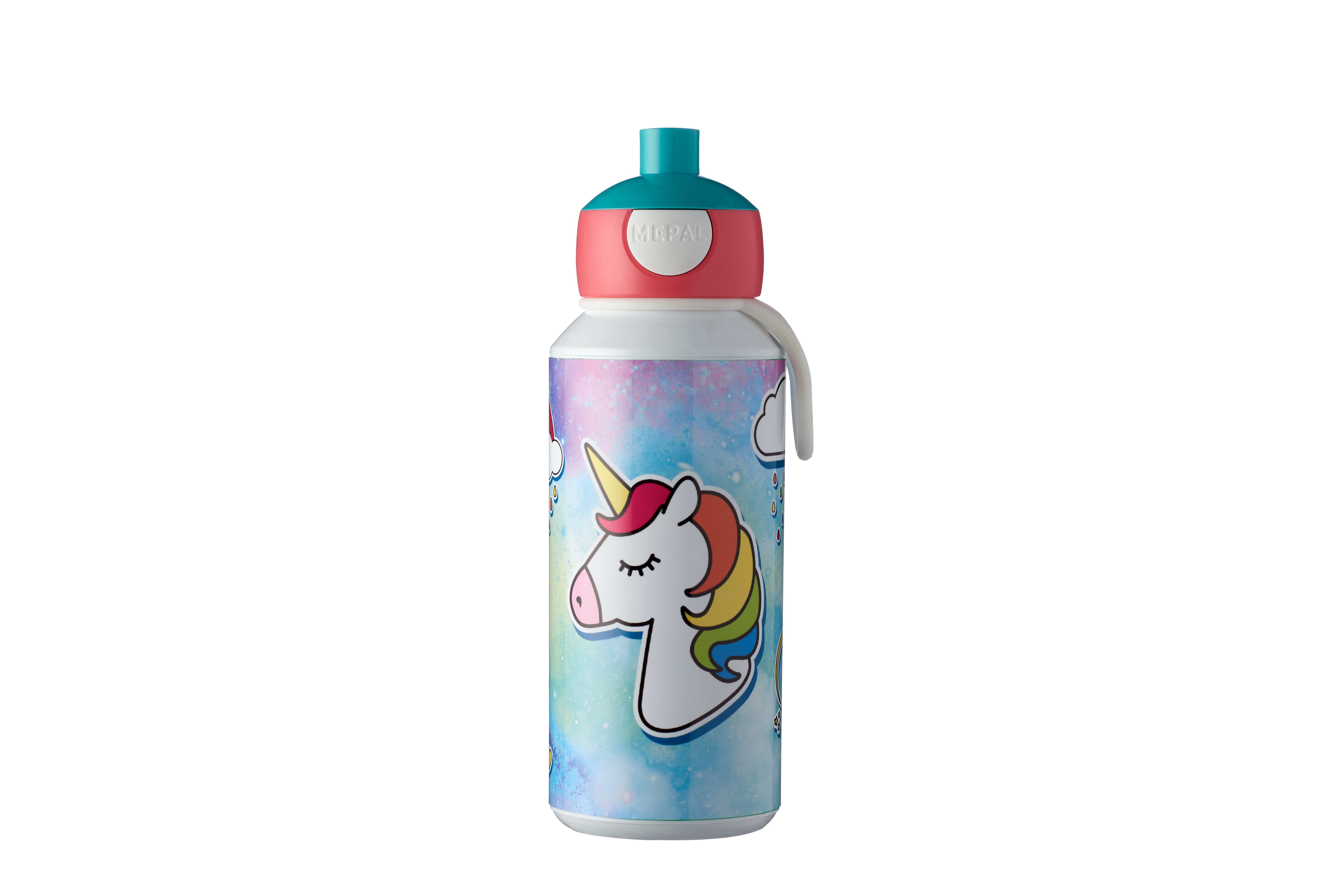 MEPAL 107410065377 Popup 400 Unicorn Trinkflasche Campus Mehrfarbig