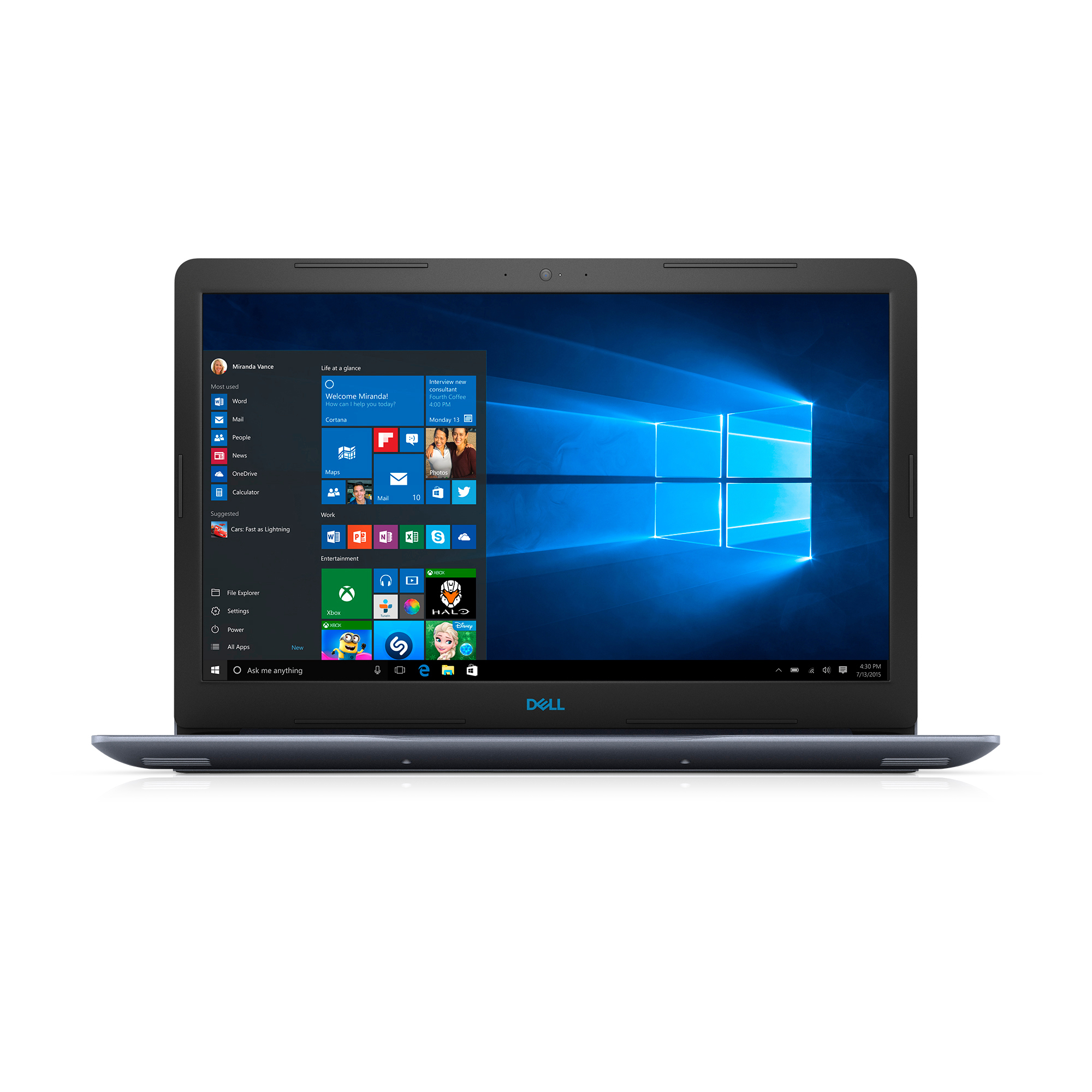 DELL G3 17 3779 I7 - 17,3 Zoll - Intel® Core™ i7 i7-8750H - 16 GB - 128 GB - NVIDIA GeForce® GTX 1050 Ti - Windows 10 Home (64 Bit)