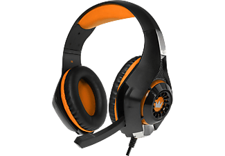 CROWN MICRO CMGH-102T - Gaming Headset, Schwarz/Orange
