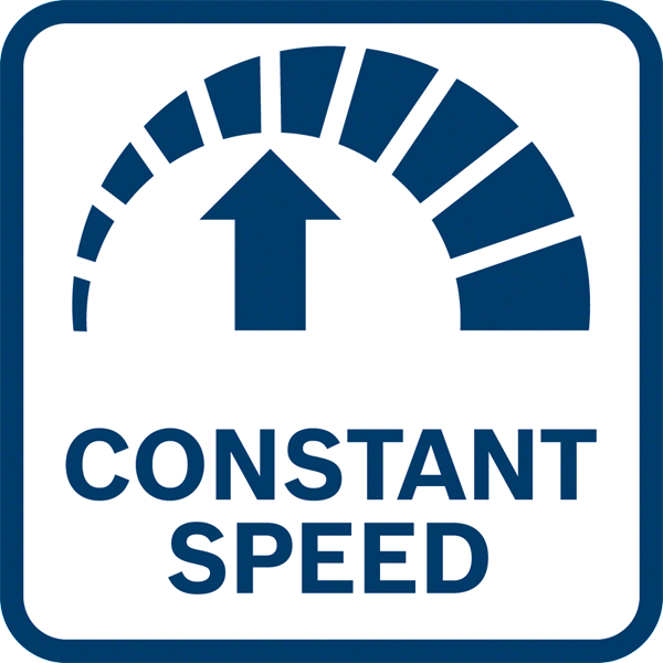 Kék négyzet sebességmérő ikonnal és a 'CONSTANT SPEED' szavakkal.