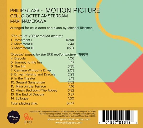 Maki Namekawa, Michael Riesman, Cello Octet Amsterdam - MOTION PICTURE  - (CD)