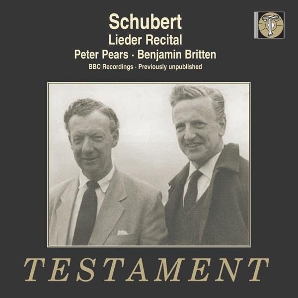 Peter Pears, Benjamin Britten - Lieder Recital  - (CD)