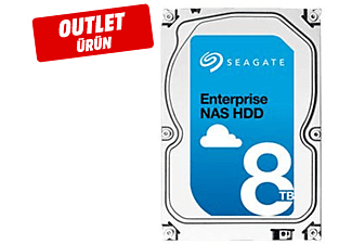 SEAGATE 8TB 3.5 inç 7200 RPM 256MB Sata 3.0 7/24 RV Sensör T8000NE0001 NAS Disk Outlet