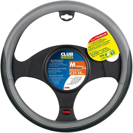 LAMPA 0133067 Club kormányvédő 37-39 cm, fekete-szürke