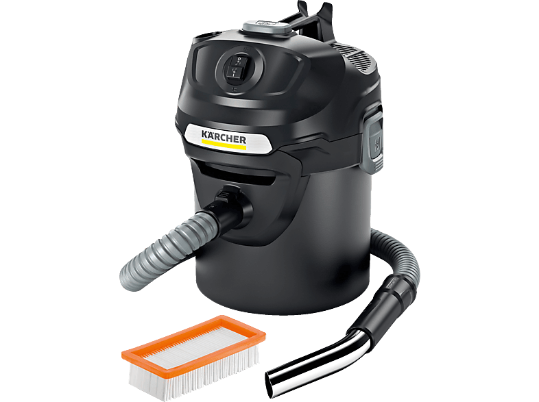 Kärcher Aschesauger AD 2, Kaminsauger, Grillsauger (1.629-711.0) Aschesauger (maximale Leistung: 600 Watt, Schwarz)