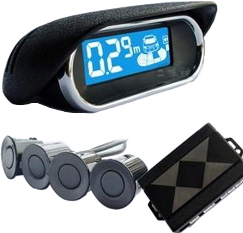 HOMASITA 96PS1021 4 szenzoros tolatóradar LCD kijelzővel
